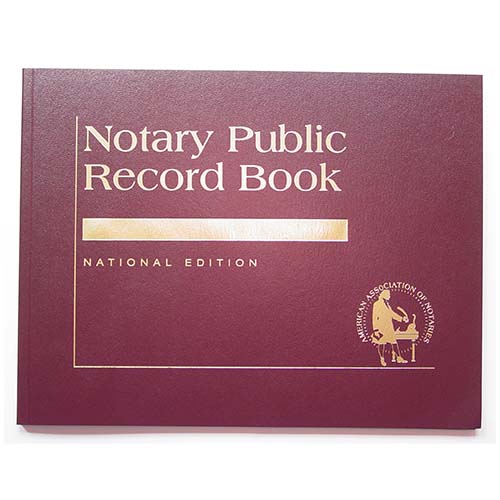 Nebraska Contemporary Notary Record Book (Journal) - 572 Entries