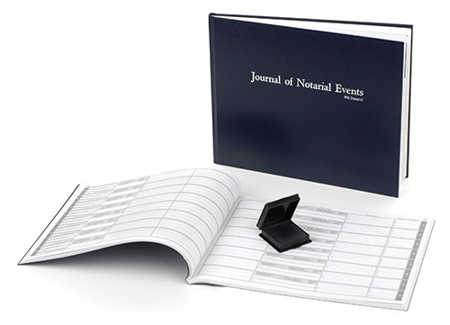 Nebraska Hard Cover Notary Journal - 488 Entries